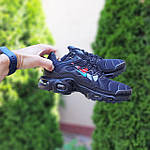 Чоловічі кросівки Nike TN AIR (чорні) низькі стильні кросівки 11022 Найк топ, фото 8