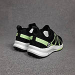 Чоловічі кросівки SALOM0N SUPO (чорні із салатовим) низькі повсякденні кроси 11103 Саломон топ, фото 5