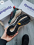 Чоловічі демі кроси Reebok Zig Kinetica II Edge gore-tex Black/Blue (чорні з блакитним) модні 1285TP Рибок топ, фото 6