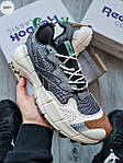 Чоловічі кросівки Reebok Zig Kinetica II Edge gore-tex Pure Gray (сірі) модні 1286TP Рибок топ, фото 2