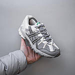 Чоловічі кросівки Asics Ael-Sonoma 15-50 (білі із сірим) модні низькі кросівки 2577 Асикс топ, фото 2