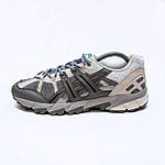 Чоловічі кросівки Asics Ael-Sonoma 15-50 (білі із сірим) модні низькі кросівки 2577 Асикс топ, фото 3