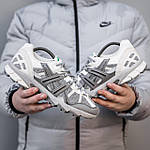 Чоловічі кросівки Asics Ael-Sonoma 15-50 (білі із сірим) модні низькі кросівки 2577 Асикс топ, фото 4