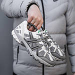 Чоловічі кросівки Asics Ael-Sonoma 15-50 (білі із сірим) модні низькі кросівки 2577 Асикс топ, фото 8