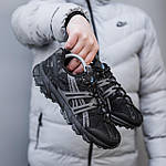 Чоловічі кросівки Asics Ael-Sonoma 15-50 (чорні із сірим) модні низькі кросівки 2581 Асікс топ, фото 5