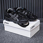 Чоловічі кросівки Asics Ael-Sonoma 15-50 (чорні із сірим) модні низькі кросівки 2581 Асікс топ, фото 6