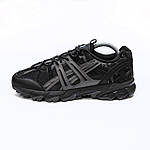 Чоловічі кросівки Asics Ael-Sonoma 15-50 (чорні із сірим) модні низькі кросівки 2581 Асікс топ, фото 8