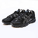 Чоловічі кросівки Asics Ael-Sonoma 15-50 (чорні із сірим) модні низькі кросівки 2581 Асікс топ, фото 9