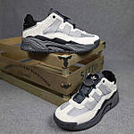 Чоловічі кросівки Adidas Niteball (сірі) стильні повсякденні кроси 11106 Адідас топ, фото 4