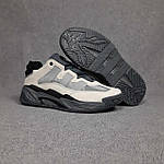 Чоловічі кросівки Adidas Niteball (сірі) стильні повсякденні кроси 11106 Адідас топ, фото 7