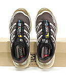 Чоловічі кросівки Salomon XT-6 (чорні із сірим) низькі повсякденні кроси 14538 Саломон топ, фото 4