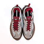 Чоловічі кросівки Reebok Zig Kinetica 2.5 Edge (сірі з коричневим) модні кросівки 2589 Рібок топ, фото 6