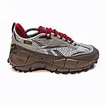 Чоловічі кросівки Reebok Zig Kinetica 2.5 Edge (сірі з коричневим) модні кросівки 2589 Рібок топ, фото 7