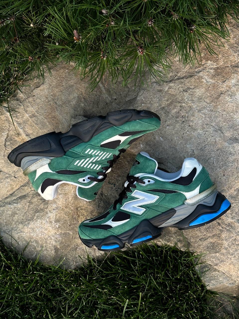 Чоловічі кросівки New Balance 9060 Green (зелені) демісезонні спортивні стильні кроси NB053 Нью Беленс vkross, фото 1