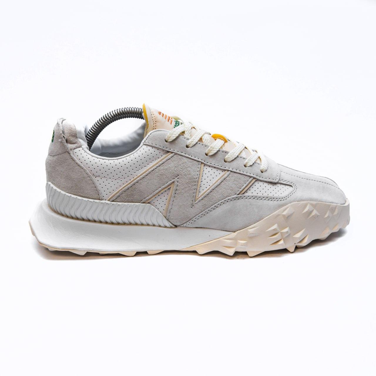 Чоловічі демісезонні кросівки New Balance XC-72 (біло-сірі) спортивні стильні кроси 2592 Нью Беленс vkross