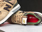 Чоловічі кросівки New Balance 574 classic (пісочні з чорним) стильні кроси 12053 Нью Беленс топ, фото 5