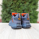 Чоловічі кросівки Reebok Zig Kinetica Edge (сірі з жовтогарячим) повсякденні кросівки 11133 Рибок топ, фото 5