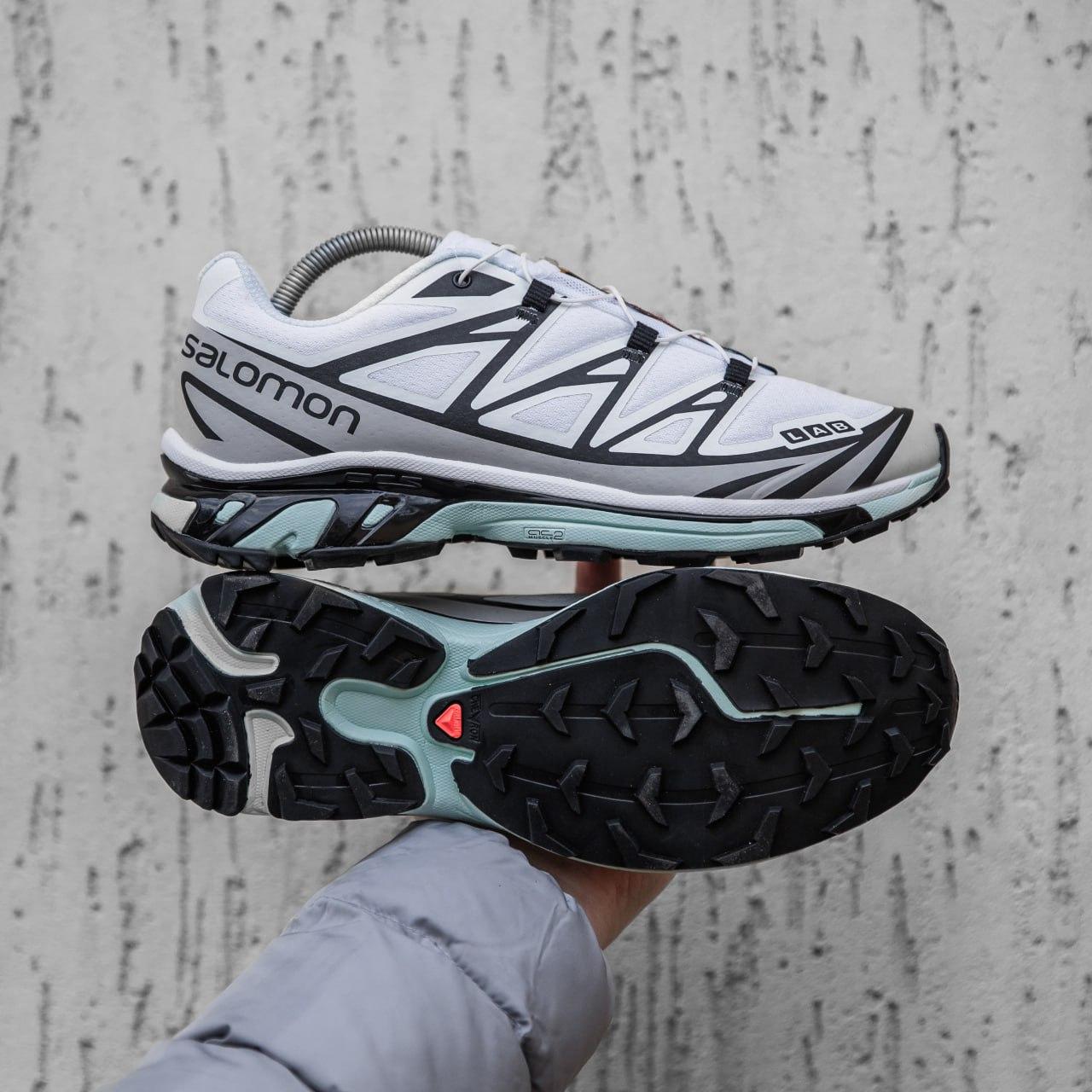 Чоловічі кросівки Salomon XT-6 (білі) низькі повсякденні кроси 2563 Саломон топ, фото 1