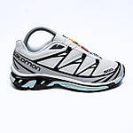 Чоловічі кросівки Salomon XT-6 (білі) низькі повсякденні кроси 2563 Саломон топ, фото 9