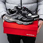 Чоловічі кросівки New Balance 9060 (сірі) демісезонні спортивні стильні кроси 2565 Нью Беленс топ, фото 7