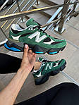 Чоловічі кросівки New Balance 9060 Green (зелені) демісезонні спортивні стильні кроси NB053 Нью Беленс топ, фото 3