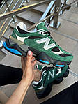 Чоловічі кросівки New Balance 9060 Green (зелені) демісезонні спортивні стильні кроси NB053 Нью Беленс топ, фото 4
