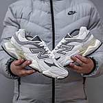 Чоловічі кросівки New Balance 9060 (білі) демісезонні спортивні стильні кроси 2568 Нью Беленс топ, фото 2