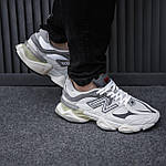Чоловічі кросівки New Balance 9060 (білі) демісезонні спортивні стильні кроси 2568 Нью Беленс топ, фото 9