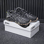 Чоловічі кросівки Asics Gel-Kahana 8 (чорні із сірим) модні низькі кросівки 2576 Асикс топ, фото 7