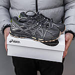 Чоловічі кросівки Asics Ael Kahana 8 (сірі) модні низькі кросівки 2576 Асикс топ, фото 10