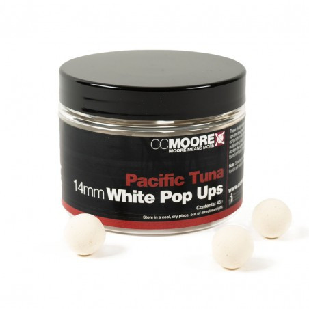 Бойлі поп-ап CC Moore Pacific Tuna White Pop Ups 13-14mm