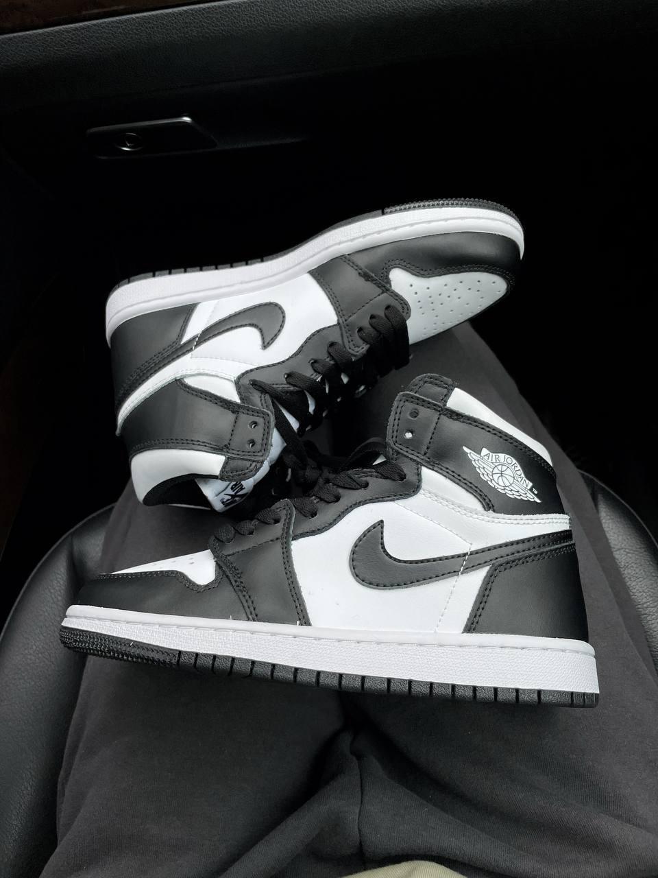 Чоловічі кросівки Nike Jordan Black/White (чорно-білі) модні повсякденні кроси J003 Найк топ, фото 1