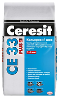 Замазка для швов Ceresit CE33, 110, 2 кг, светло-серый