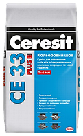 Замазка для швів Ceresit CE33, 116, 2 кг, антрацит