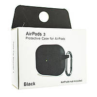 Чехол Airpods 3 с карабином Black