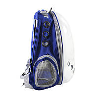 Тор! Рюкзак-переноска для кошек Taotaopets 252203 Panoramic 35*25*42cm Blue