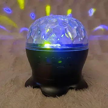 Колонка нічник із проєктор зоряного неба Bluetooth Light Party SY-668 — MiniLavka