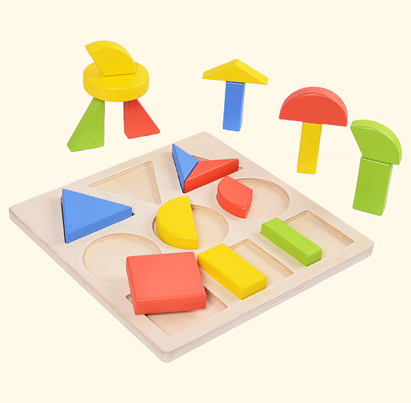Тор! Детская развивающая игрушка с геометрическими фигурками рамка-вкладыш круг-квадрат-треугольник 18 - фото 3 - id-p2098122808