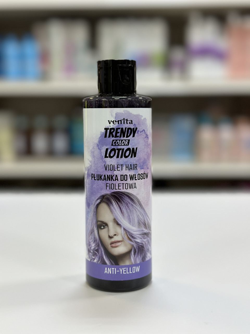 Ополіскувач для освітленого і сивого волосся Venita Salon Professional Lavender Anti-Yellow 200мл