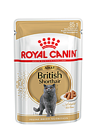 Влажный корм для взрослых кошек породы британская короткошерстная Royal Canin British Shorthair Adult 85 грамм