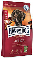 Сухой корм для собак с чувствительным пищеварением Happy Dog Sensible Africa с мясом страуса 4 кг