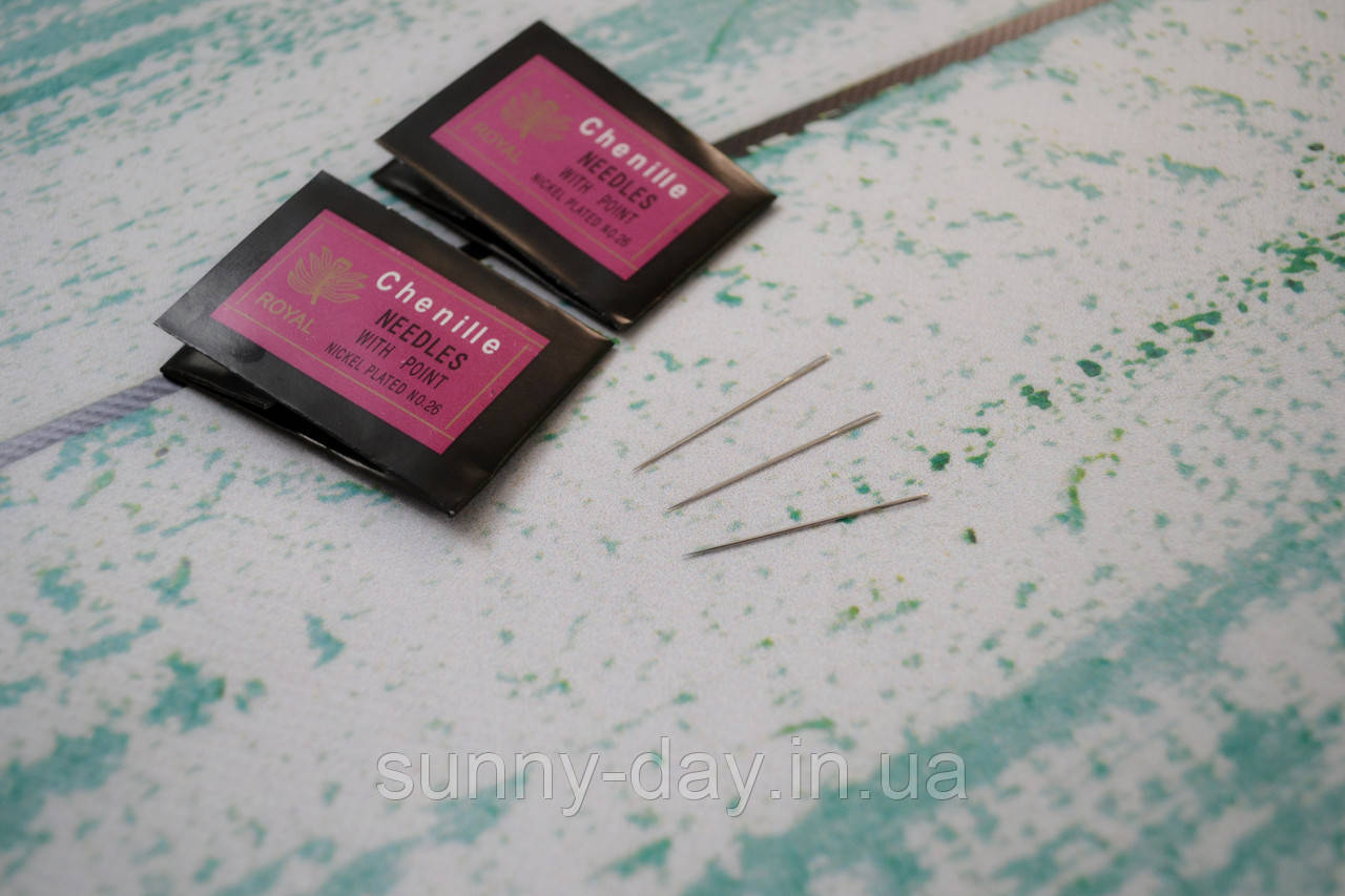 Голки для вишивки стрічками (гострі, з великим вушком) Royal №26, фото 1