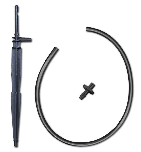 Комплект для кореневого поливу з прямою крапельницею, під шланг 3x5мм.