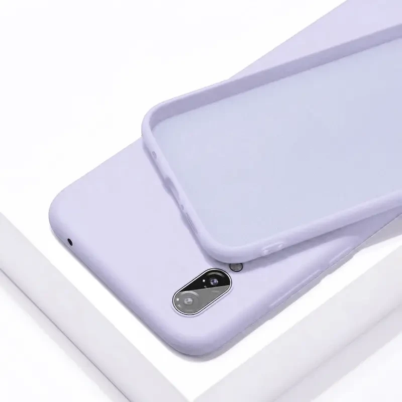 Силіконовий чохол SLIM на Xiaomi Redmi 8A Purple (закрита камера)