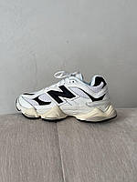 Мужские кроссовки New Balance 9060 Black/White (черно-белые) демисезонные спортивные стильные кроссы NB0043 НБ