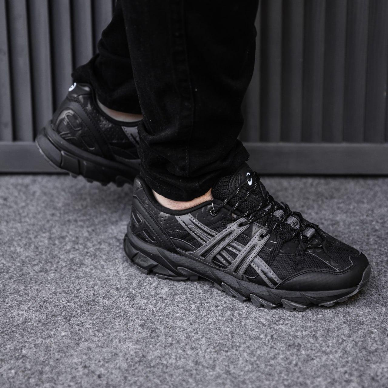 Кросівки чоловічі чорні Asics Gel-Sonoma 15-50 Black Camo (14638), фото 1
