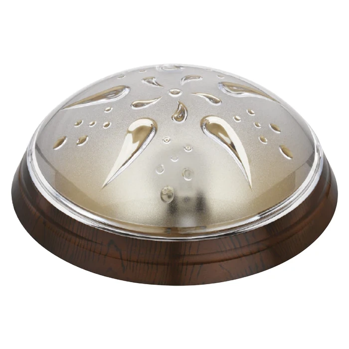 Світильник пластиковий УФО Роза Вітрів горіх 400-231-101 HOROZ ELECTRIC, фото 1