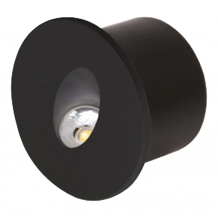LED світильник сходовий YAKUT 3W чорний 079-002-0003-030 HOROZ ELECTRIC, фото 1