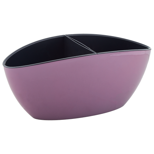 Вазон Алеана КАНОЕ зі вставкою 32*14 см фіолетовий (115048-фіол)