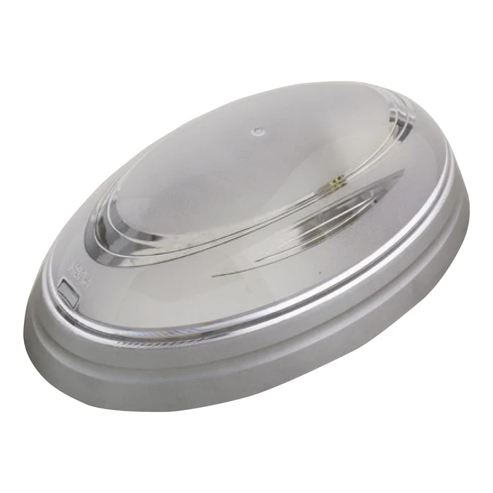 Світильник пластиковий Овал Нінова срібний 400-011-107 HOROZ ELECTRIC, фото 1
